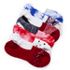 Muk Luks Women's 6 pack Printed No Show Socks, Front