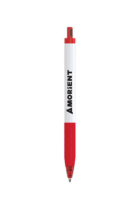 Paper Mate Inkjoy White Barrel Custom Ballpoint Pen - Matching Ink