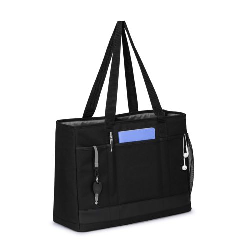 Mobile Office Custom Logo Laptop Tote Bag