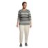 Women's Plus Size Drifter Shaker Crew Neck Sweater - Stripe, alternative image