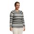Women's Plus Size Drifter Shaker Crew Neck Sweater - Stripe, alternative image