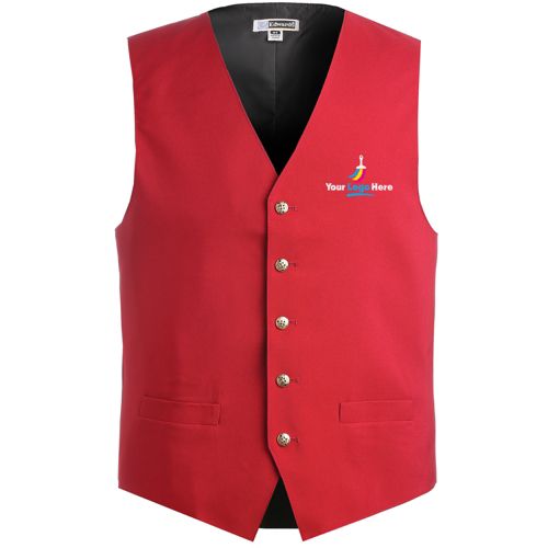 Edwards Garment Men's Regular Custom Logo Essential Vest