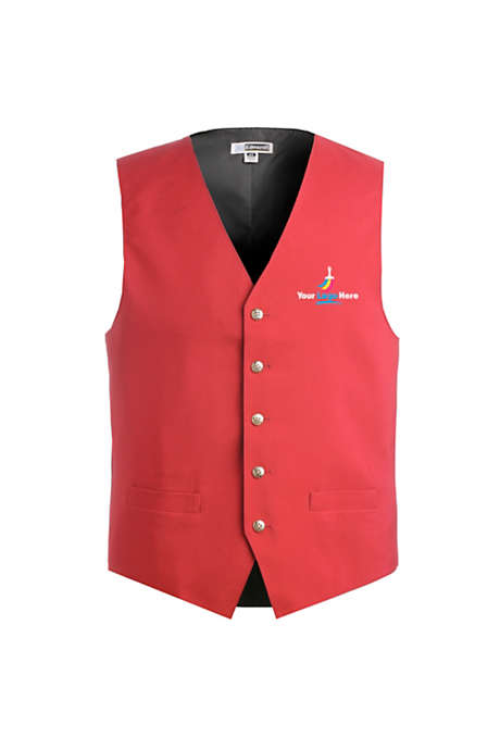 Edwards Garment Men's Regular Custom Logo Essential Vest