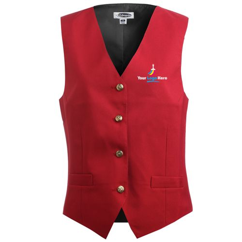 Edwards Garment Women's Plus Size Custom Logo Essential Vest