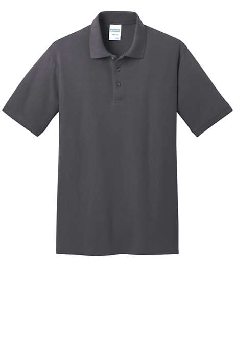 Port & Company Men's Regular Embroidered Logo Core Pique Polo Shirt