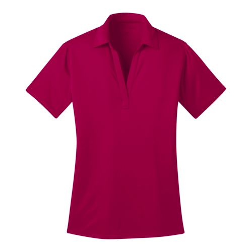 Port Authority Women's Plus Size Embroidered Silk Touch Performance Polo Shirt