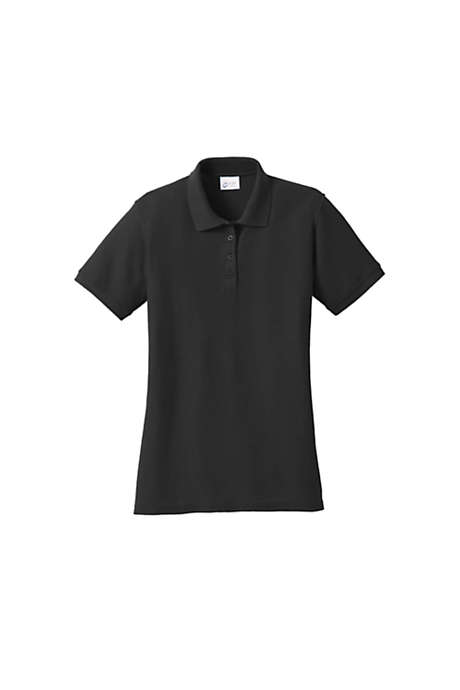 Port & Company Women's Plus Size Embroidered Logo Core Pique Polo Shirt