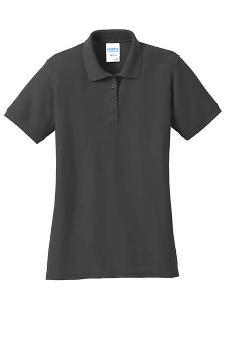 Port & Company Women's Regular Embroidered Logo Core Pique Polo Shirt