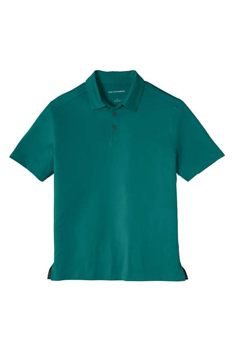 Port Authority Men's Big Embroidered Logo Polyester Stretch Polo Shirt