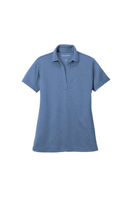 Port Authority Women's Regular Heathered Silk Touch Performance Polo Shirt