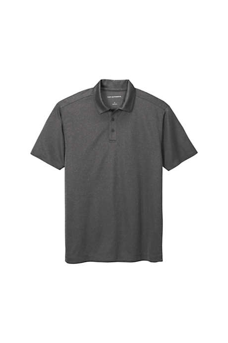 Port Authority Men's Big Heathered Silk Touch Performance Polo Shirt