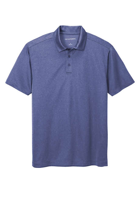 Port Authority Men's Regular Heathered Silk Touch Performance Polo Shirt