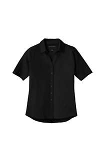Port Authority Women's Plus Size Embroidered Logo Polyester Stretch Polo Shirt