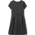 School Uniform Girls Short Sleeve Ponte Dress Top of Knee, Back