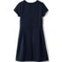 School Uniform Girls Short Sleeve Ponte Dress Top of Knee, Back