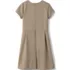 Girls Short Sleeve Ponte Dress Top of Knee, Back