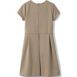 Girls Short Sleeve Ponte Dress Top of Knee, Back