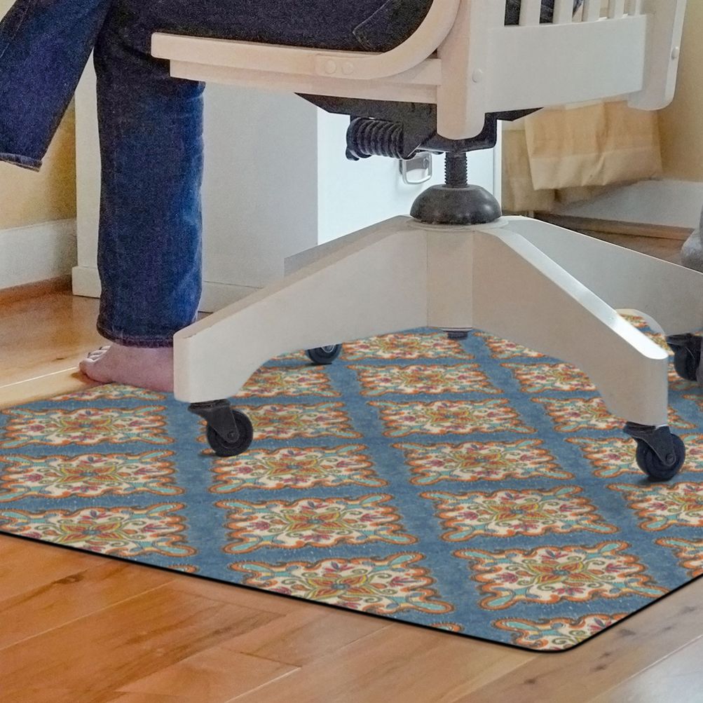 Computer chair rug online mat