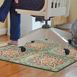 Bungalow Flooring Aragana Star Desk Chair Floor Mat, alternative image
