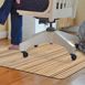 Matterly Bamboo Desk Chair Floor Mat, alternative image