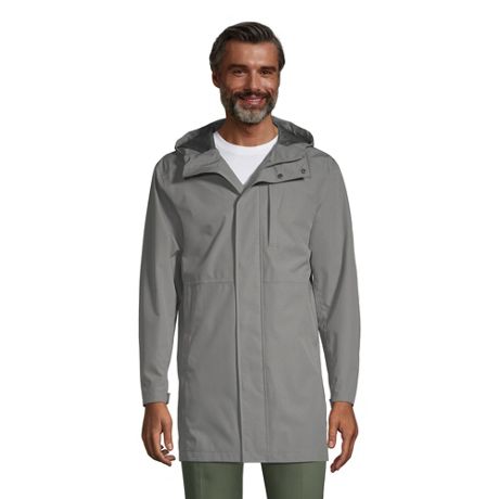Details about   UUANG Mens Jacket Lightweight Windproof Raincoat Mens Waterproof with Hood Long 