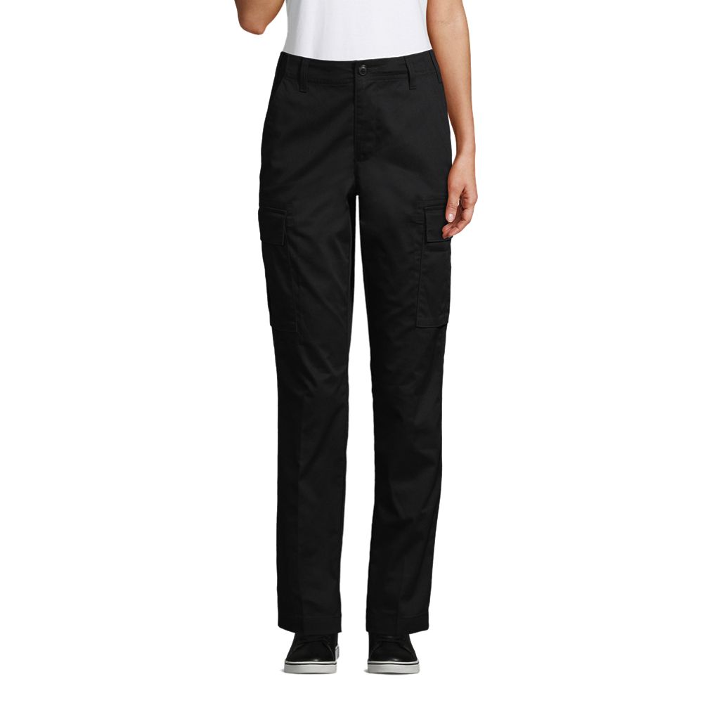 HIGH WAISTED CARGO PANTS In Black VENUS, 60% OFF