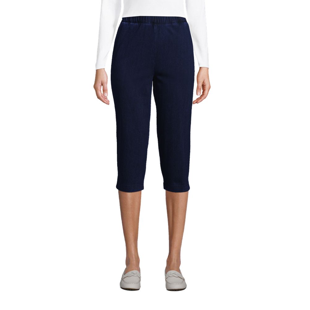 Women's Cotton Knit Capri Pants