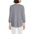 Women's Supima Micro Modal 3/4 Sleeve Split Neck Tunic, Back