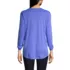 Women's Supima Micro Modal 3/4 Sleeve Split Neck Tunic, Back