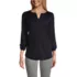 Women's Supima Micro Modal 3/4 Sleeve Split Neck Tunic, Front