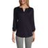 Women's Supima Micro Modal 3/4 Sleeve Split Neck Tunic, Front