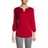 Women's Supima Micro Modal 3/4 Sleeve Split Neck Tunic, Front