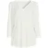 Women's Plus Size Supima Micro Modal 3/4 Sleeve Split Neck Tunic, Front
