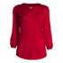 Women's Plus Size Supima Micro Modal 3/4 Sleeve Split Neck Tunic, Front