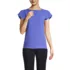Women's Short Sleeve Crepe Tulip Sleeve Blouse, Front