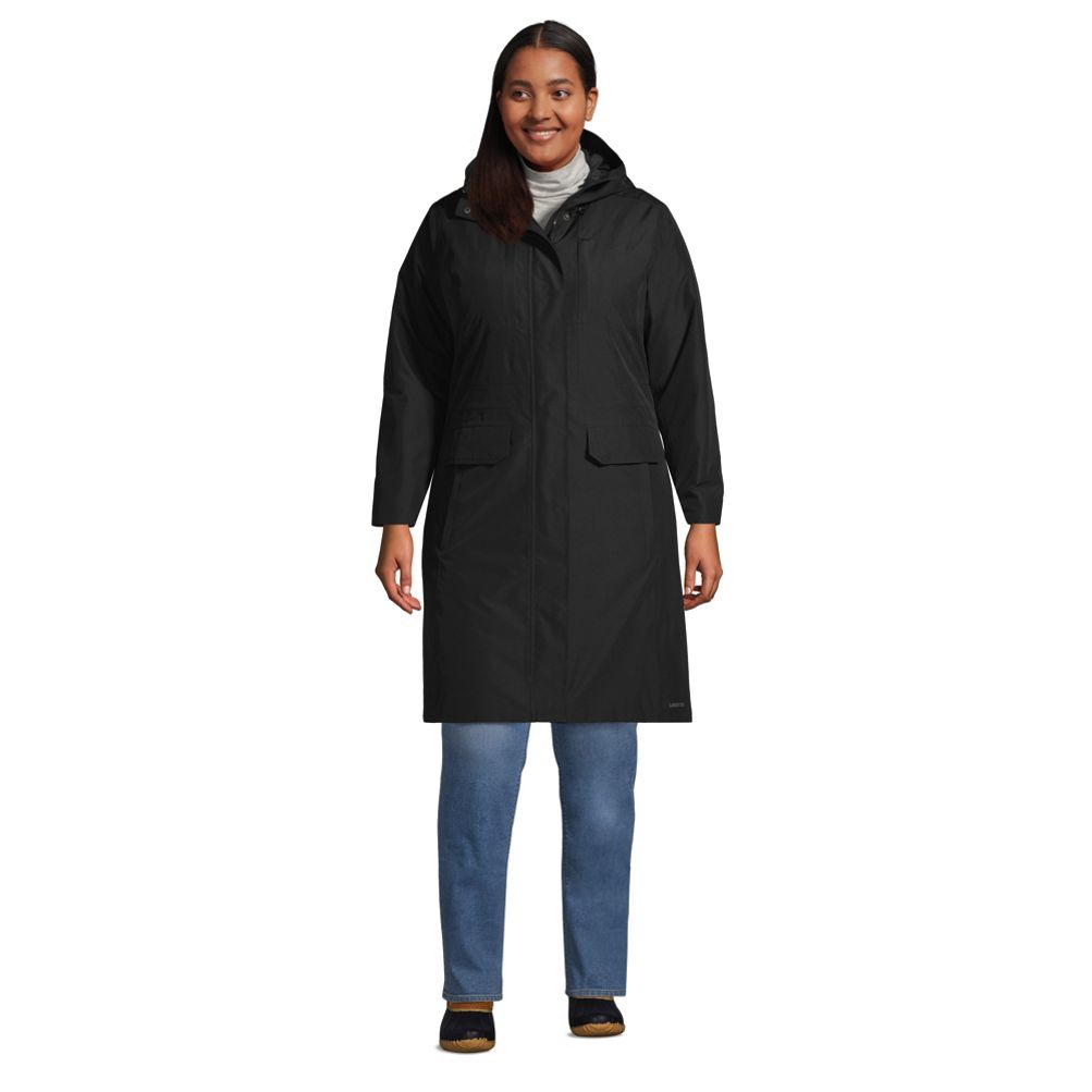 Lands end insulated store raincoat