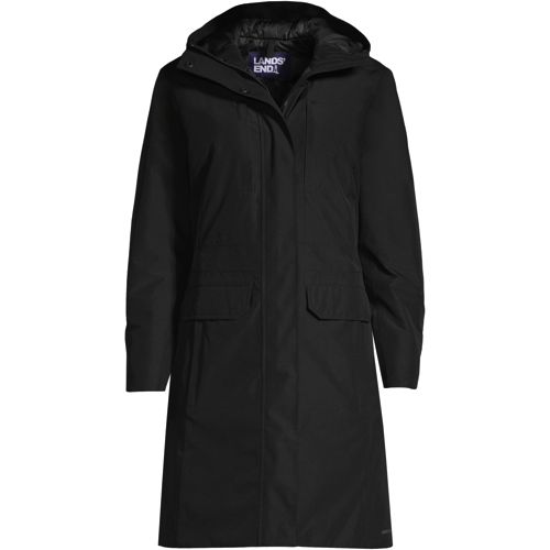 Long insulated raincoat hotsell