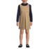 School Uniform Girls Ponte Pleat Jumper Top of Knee, Front