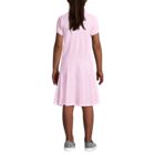 School Uniform Girls Short Sleeve Mesh Polo Dress at the Knee
