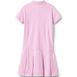 Girls Short Sleeve Mesh Polo Dress at the Knee, Back