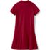 Girls Plus Short Sleeve Mesh Polo Dress at the Knee, Back