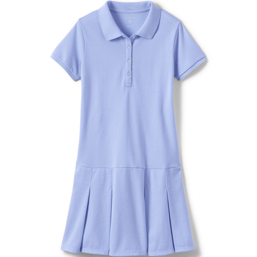 売れ筋商品|||ランズエンド カットソー トップス レディース Women's School Uniform Short Sleeve Mesh Polo Shirt Evergreen School Uniform Women's Short Sleeve Mesh Polo Shirt | Lands' End