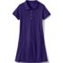 Girls Plus Short Sleeve Mesh Polo Dress at the Knee, Front