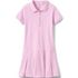 Girls Plus Short Sleeve Mesh Polo Dress at the Knee, Back