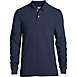 Men's Big and Tall Comfort First Long Sleeve Mesh Polo, Front