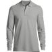 Men's Tall Comfort First Long Sleeve Mesh Polo, Front