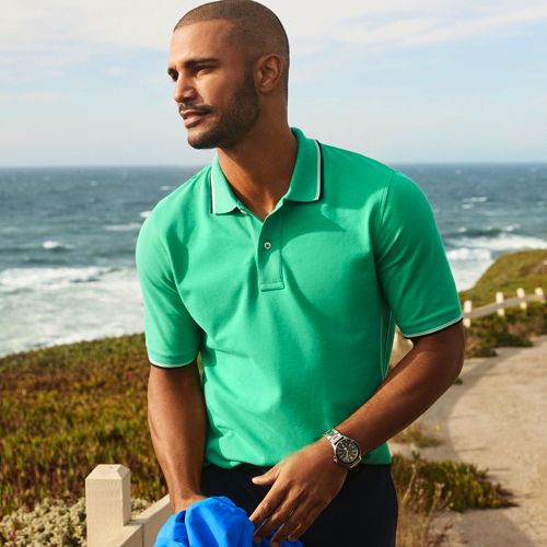 Lands end dri hot sale fit polo