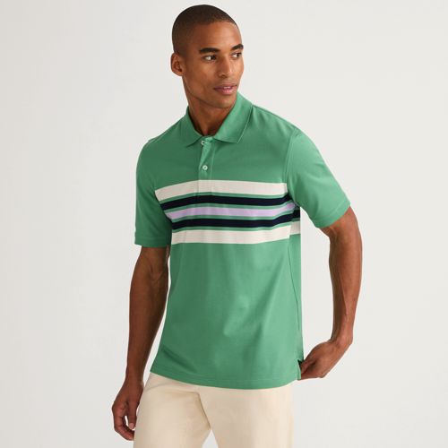 LANDS' END Sweat Polo Shirt スウェットポロ USA製 90s LANDS'END Sweat Polo Shirt USA製 | VOSTOK