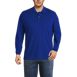 Men's Big Comfort First Long Sleeve Mesh Polo, Front