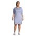 Women's Plus Size Supima Cotton 3/4 Sleeve Polo Dress, alternative image